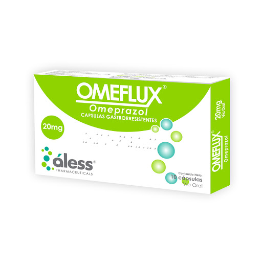 OMEFLUX (OMEPRAZOL) 20MG X 10 CAPSULAS (ALESS)