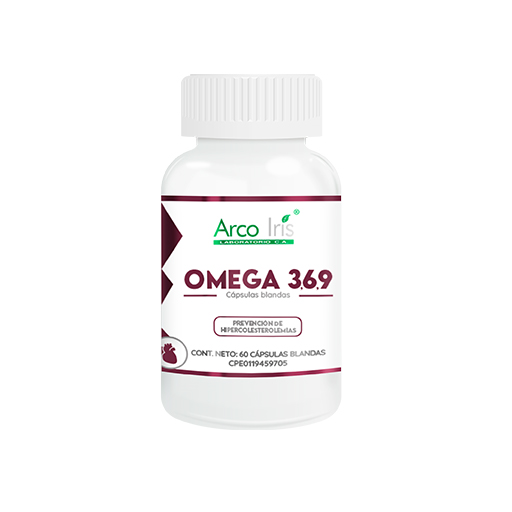 OMEGA 3-6-9 (ACIDOS GRASOS) 1000MG X 60 CAPSULAS BLANDAS (ARCO IRIS)
