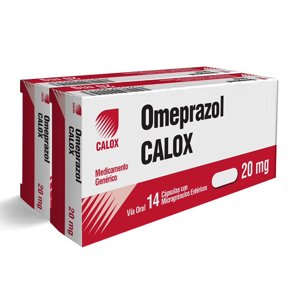 OMEPRAZOL  20MG X 14 CAPSULAS (CALOX)