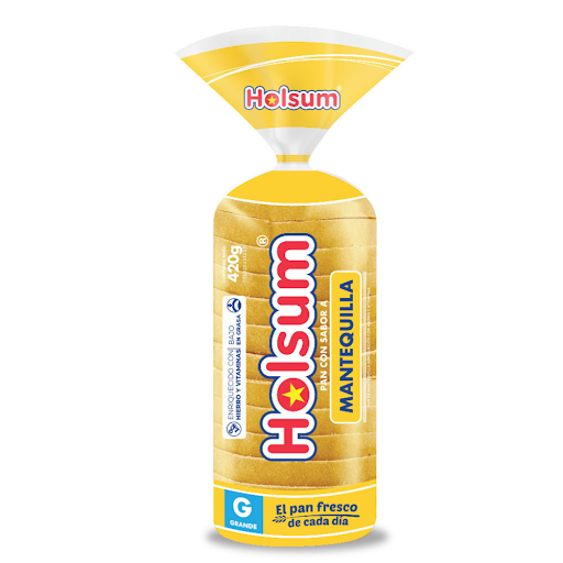 PAN CON SABOR A MANTEQUILLA X 420GR (HOLSUM)