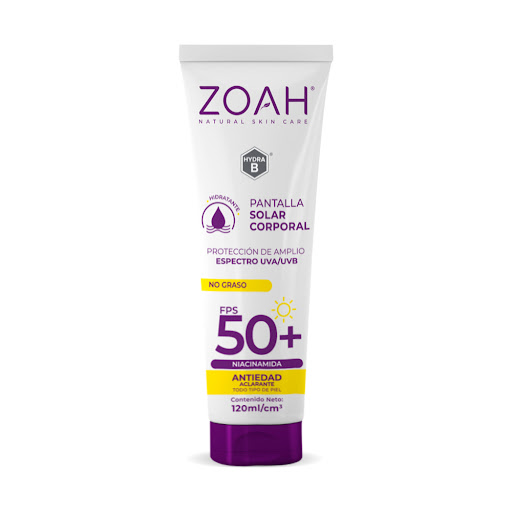 [7596211000227] PANTALLA CORPORAL 50+ X 120 ML (ZOAH)