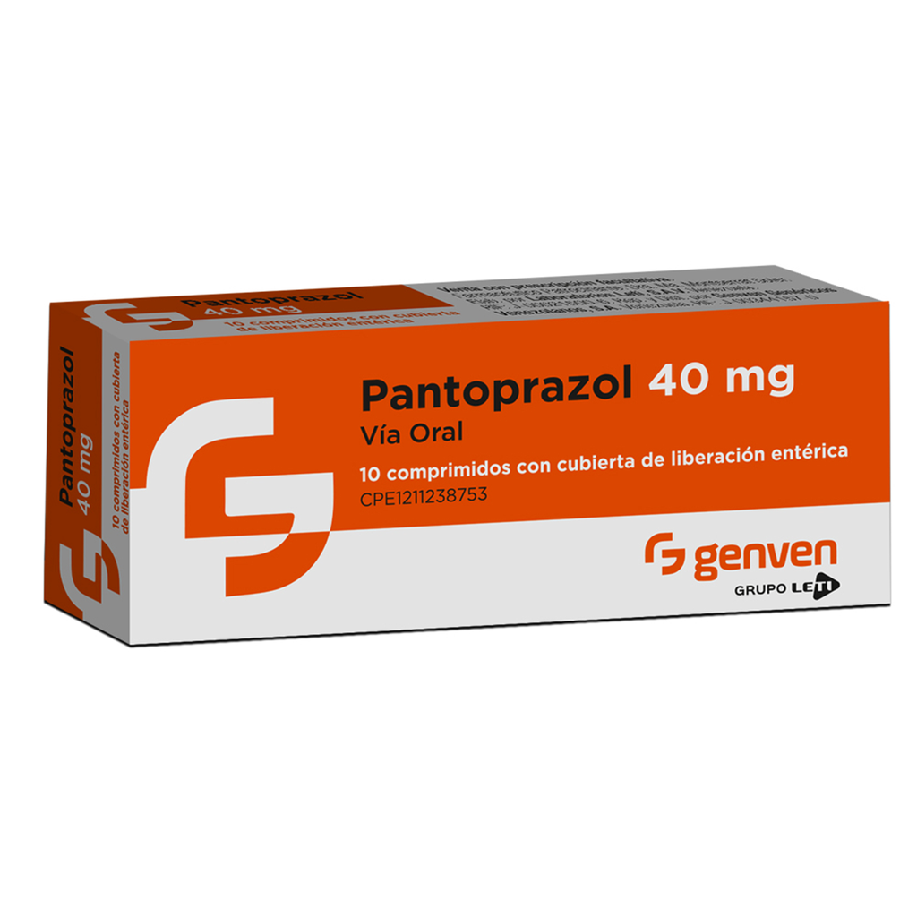 [7591585370280] PANTOPRAZOL  40MG X 10 COMPRIMIDOS (GENVEN)