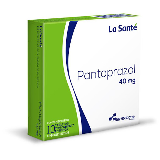 PANTOPRAZOL  40MG X 10 TABLETAS (LA SANTE)