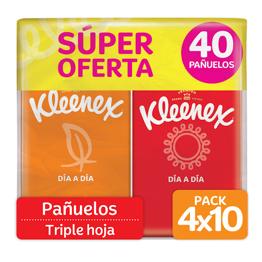 PANUELOS DIA A DIA POCKET X 40 UNIDADES (KLEENEX)