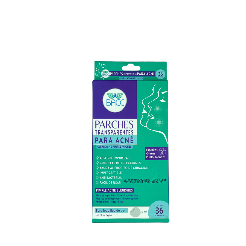 PARCHE FACIAL ANTIACNE  36 UNIDADES (BACC)