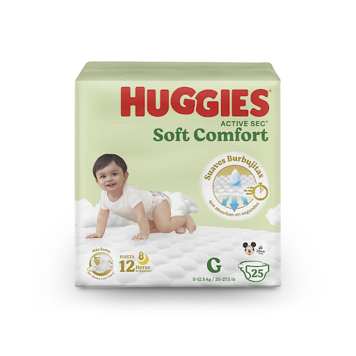 [7702425228504] PAÑAL PARA BEBE ACTIVE SEC TALLA G X 25 UNIDADES (HUGGIES)