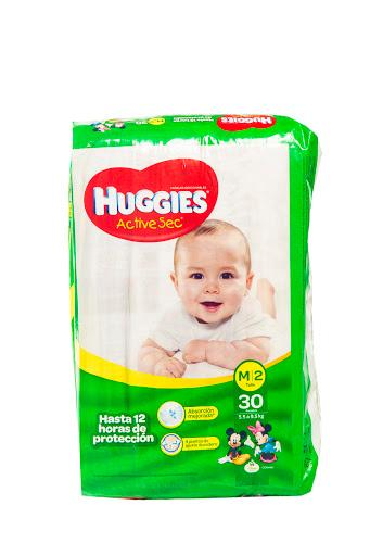 [7702425801462] PAÑAL PARA BEBE TALLA ACTIVE SEC M/2 X 30 UNIDADES (HUGGIES)