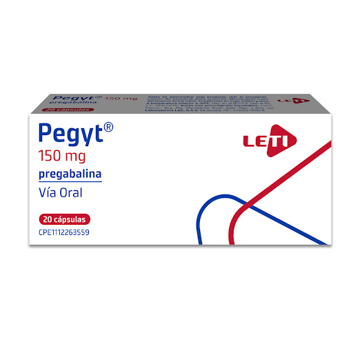 PEGYT (PREGABALINA) 150MG X 20 CAPSULAS (LETI)