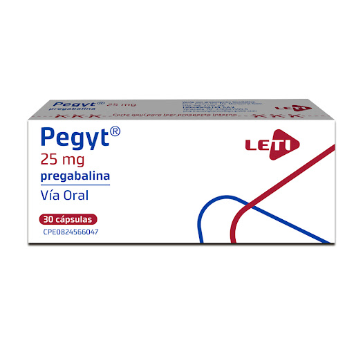 [7591585117045] PEGYT (PREGABALINA) 25MG X 30 CAPSULAS (LETI)