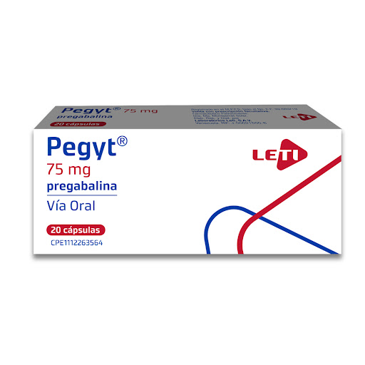 [7591585317018] PEGYT (PREGABALINA) 75MG X 20 CAPSULAS (LETI)