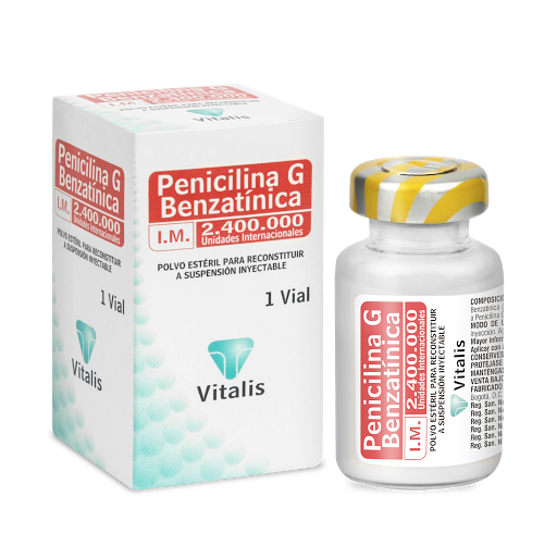 PENICILINA BENZATINICA 2.400.000UI X 1 AMPOLLA (VITALIS)