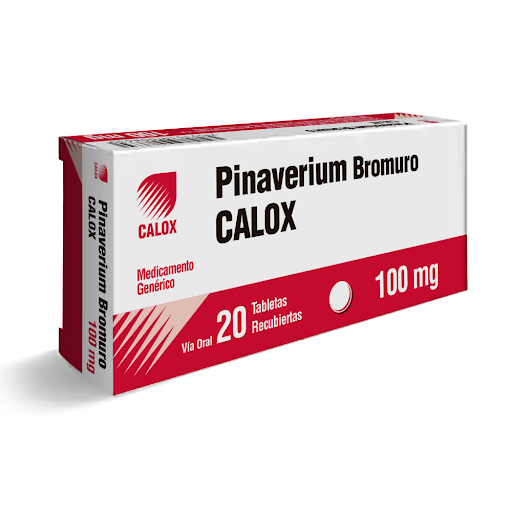 PINAVERIUM BROMURO  100MG X 20 TABLETAS (CALOX)