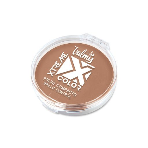 [7591949135036] POLVO COMPACTO  XTREME COLOR BRILLO CONTROL # 03 OSCURO  (VALMY)