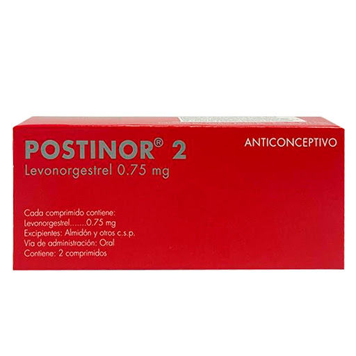[7599423000016] POSTINOR 2 (LEVONORGESTREL) 0.75MG X2 TABLETAS