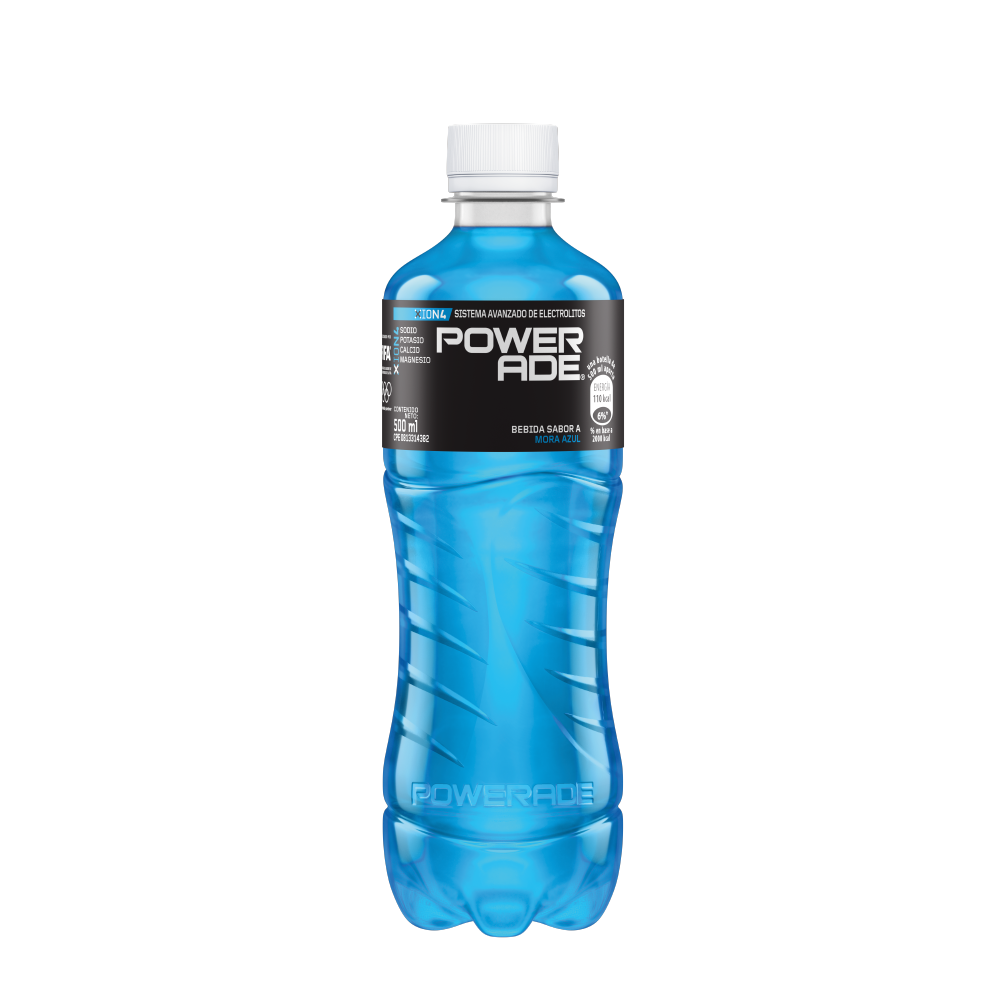 POWERADE ION 4 MORA AZUL 500ML