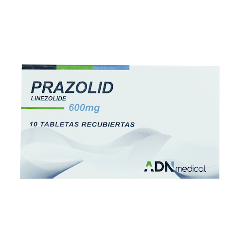 PRAZOLID (LINEZOLID) 600MG X 10 TABLETAS (ADN MEDICAL)