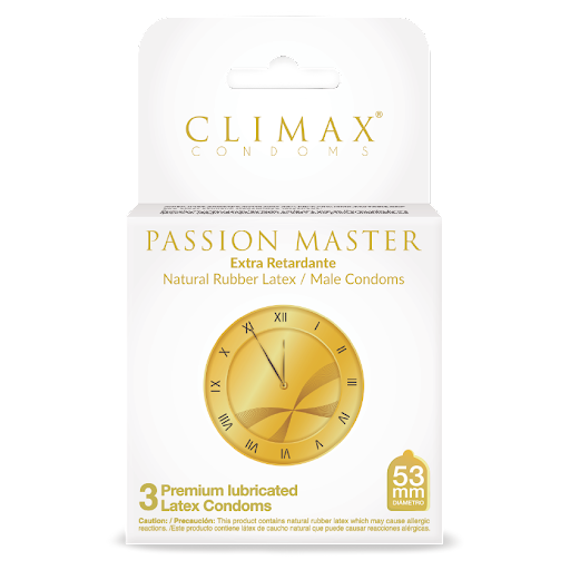 PRESERVATIVO PASSION MASTER 3 UNIDADES (CLIMAX)