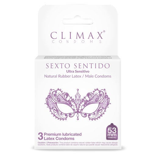 PRESERVATIVO ULTRASENSITIVO DE LATEX 3 UNIDADES (CLIMAX)