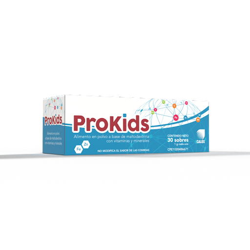 PROKIDS (VITAMINAS - MINERALES) 1GR X 30 SOBRES (CALOX)