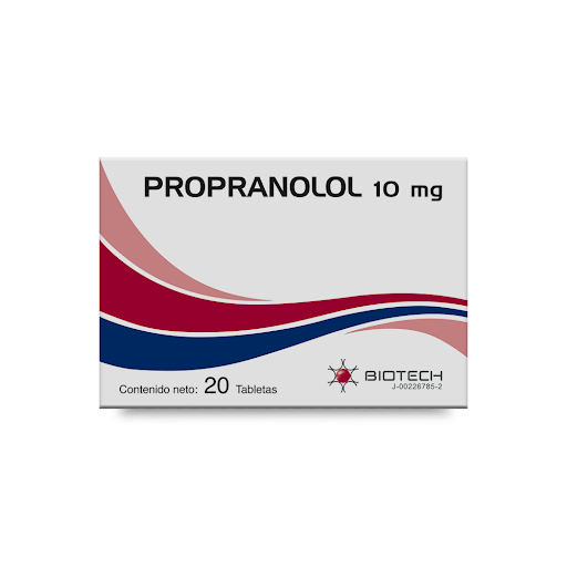 PROPANOLOL  10MG X 20 TABLETAS (BIOTECH)