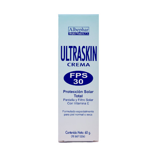 PROTECTOR SOLAR EN CREMA ULTRASKIN PIEL SENSIBLE 60GR (ALBEPHAR)