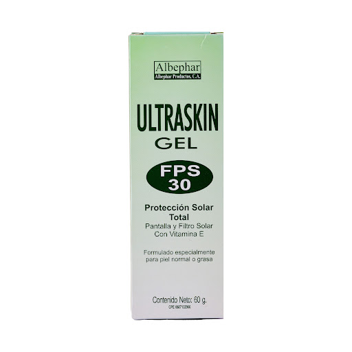 PROTECTOR SOLAR EN GEL ULTRASKIN PIEL SENSIBLE 60GR (ALBEPHAR)