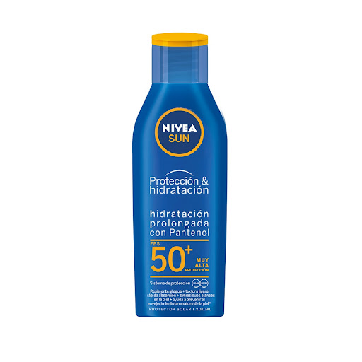 PROTECTOR SOLAR SUN PROTECCION E HIDRATACION 50 FPS 200ML (NIVEA)