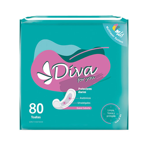 PROTECTORES DIARIOS 80 UNIDADES (DIVA)