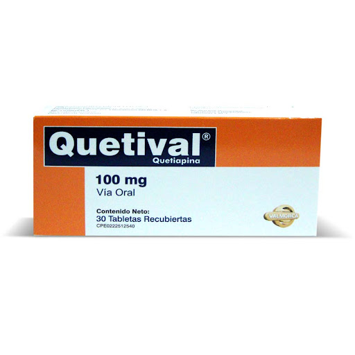 QUETIVAL (QUETIAPINA) 100 MG X 30 COMPRIMIDOS (VALMORCA)