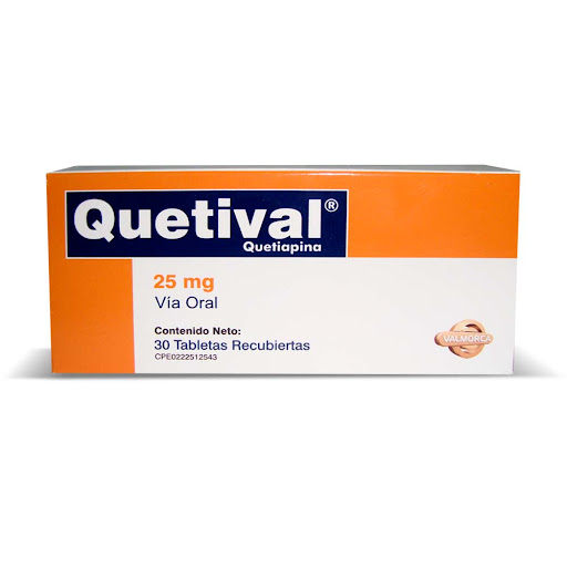 [7591020009232] QUETIVAL (QUETIAPINA) 25MG X 30 COMPRIMIDOS (VALMORCA)