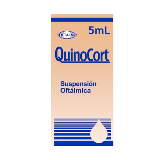 QUINOCORT SOLUCION OFTALMICA (CIPROFLOXACINA - DEXAMETASONA) 0.3%-0.1% X 5ML (OFTALMI)