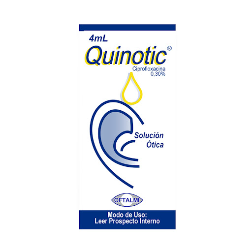 QUINOTIC SOLUCION OTICA (CIPROFLOXACINA) 0.03% X 4ML (OFTALMI)