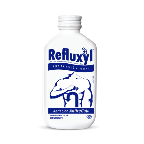 REFLUXYL SUSPENSION ORAL (BICARBONATO DE SODIO - ALGINATO DE SODIO)  X 120ML (VARGAS)
