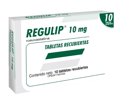 REGULIP (ROSUVASTATINA) 10MG X 10 TABLETAS (FARMA)