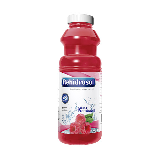 [7592637398535] REHIDROSOL FRAMBUESA (ELECTROLITOS) 45MEQ X 600ML (BEHRENS)