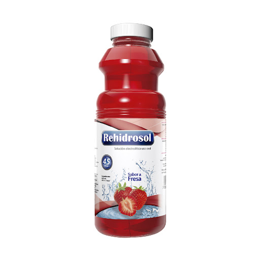 [7592637397415] REHIDROSOL FRESA (ELECTROLITOS) 45MEQ X 600ML (BEHRENS)
