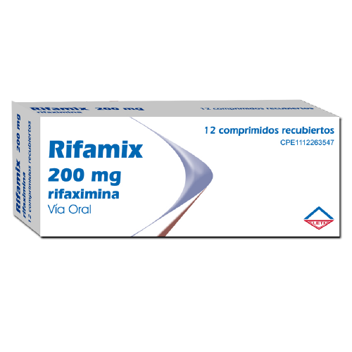 [7591585119049] RIFAMIX (RIFAXIMINA) 200MG X 12 COMPRIMIDOS (LETI)
