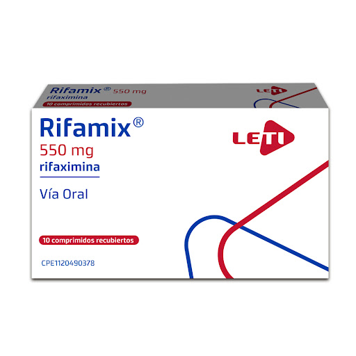RIFAMIX (RIFAXIMINA) 550MG X 10 COMPRIMIDOS (LETI)