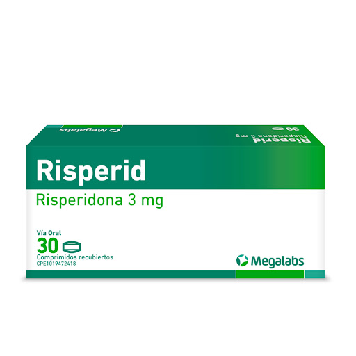 [7591619518572] RISPERID (RISPERIDONA) 3MG X 30 COMPRIMIDOS (MEGALABS)