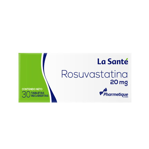 ROSUVASTATINA 20MG X 30 TABLETAS (LA SANTE)