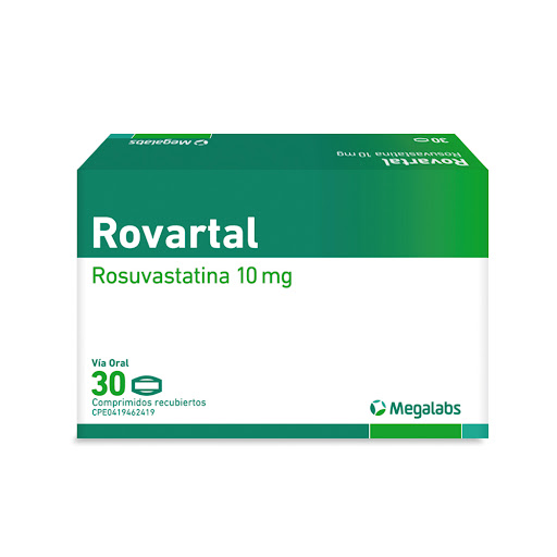 [7591619518190] ROVARTAL (ROSUVASTATINA) 10MG X 30 COMPRIMIDOS (MEGALABS)