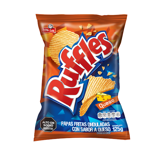 [7591206114378] RUFFLES QUESO 125GR