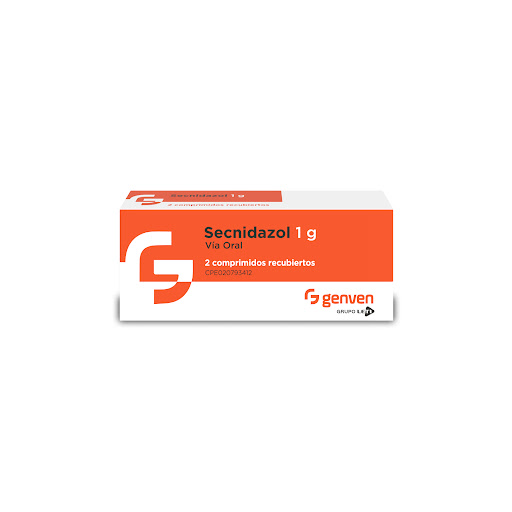 SECNIDAZOL  1GR X 2 TABLETAS (GENVEN)