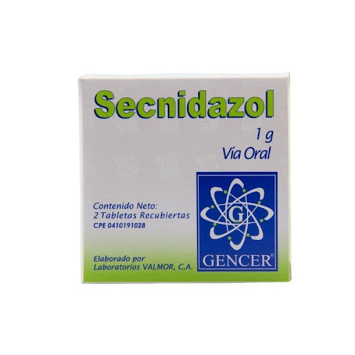 SECNIDAZOL  1GR X 2 TABLETAS (VALMORCA)